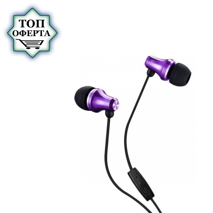 Слушалки с микрофон Fenda Spiro E260 Purple, In-ear, подходящи за телефон / таблет