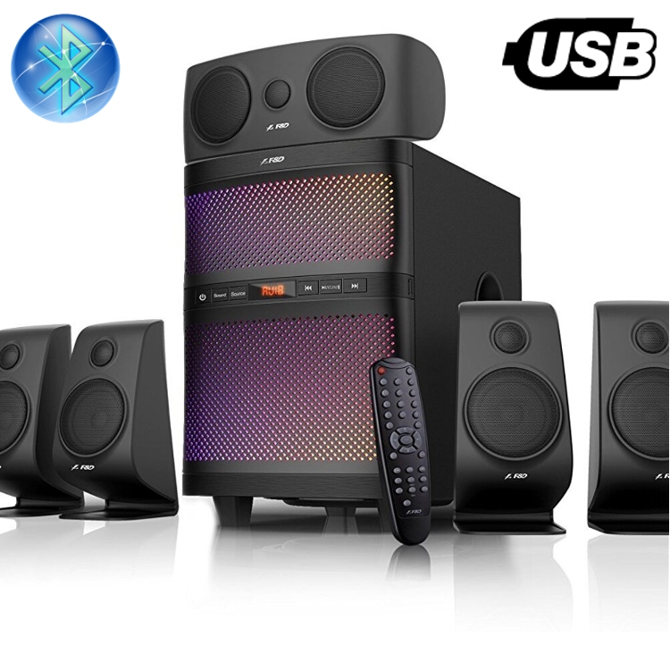 Bluetooth Аудио Колони Fenda F5060X, 5.1, 135W, Bluetooth 4.0, USB/SD card reader, FM, remote control