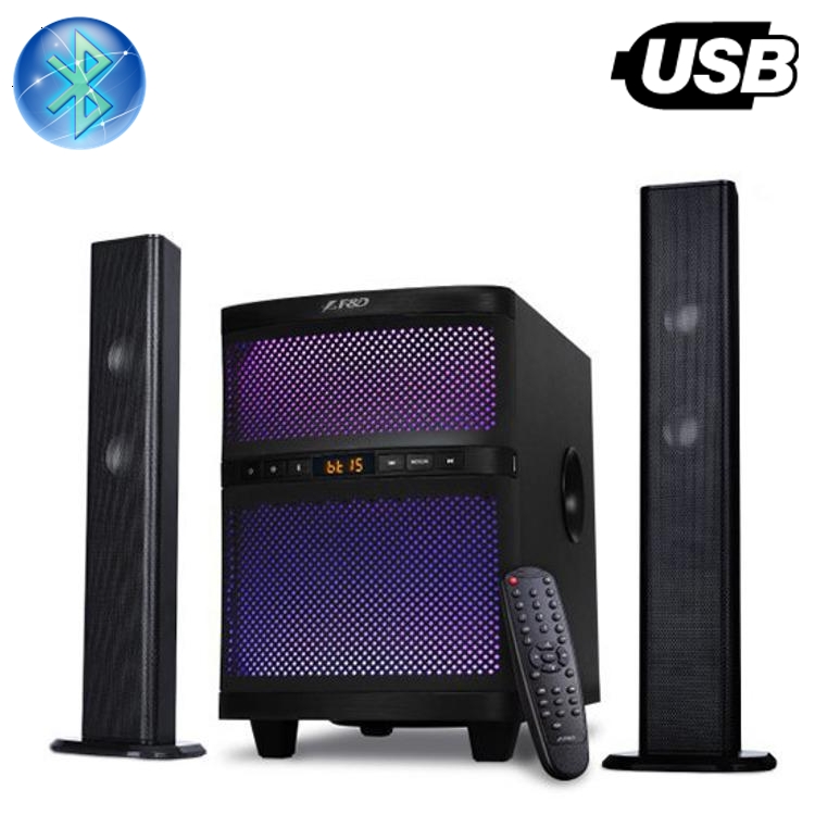 Bluetooth Аудио Колони Fenda T-200X, 2.1 TV Speakers, 70W, Черни