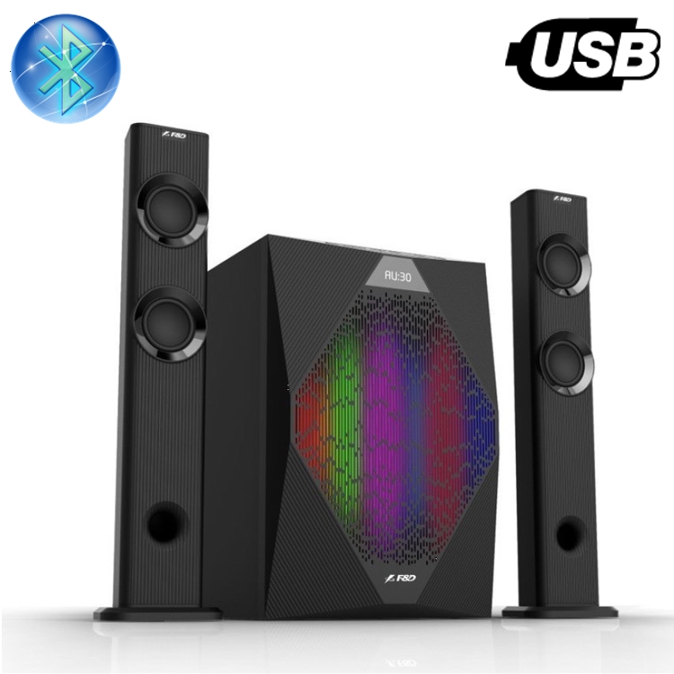 Bluetooth Аудио Колони Fenda T-300X, 2.1 TV Speakers, 70W, Черни
