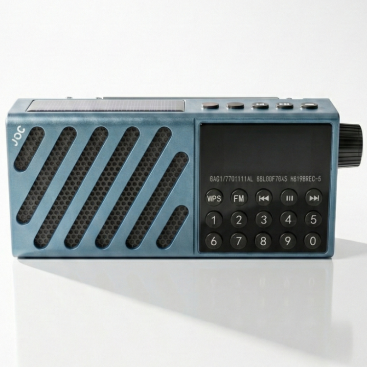 Портативно радио JOC H6138REC, Соларен панел, Bluetooth, USB, SD, FM